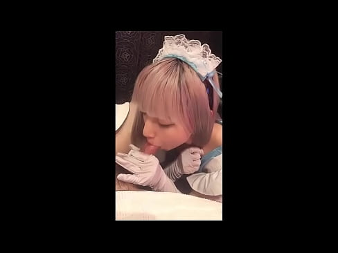 ❤️ Japonski idol [mayuka], kostum francoske služkinje, 1. del, fafanje in onaniranje z losjonom ☑ Super seks na sl.japangaysex.ru ❌️